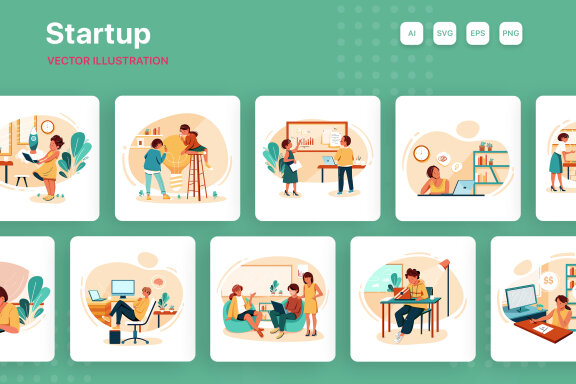 M167_Startup Illustrations