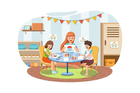 M157_Kindergarten Illustrations