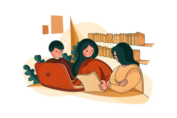 M153_Job Interview Illustrations
