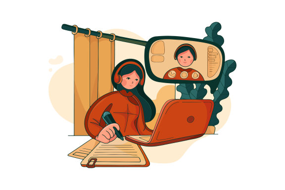 M153_Job Interview Illustrations