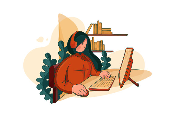 M153_Job Interview Illustrations