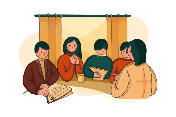 M153_Job Interview Illustrations