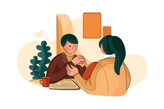 M153_Job Interview Illustrations