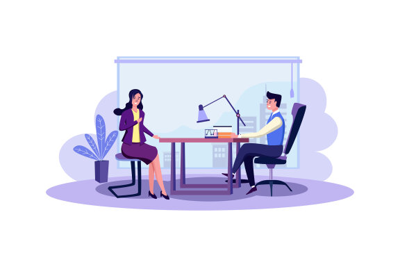 M151_Job Interview Illustrations