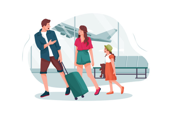M149_Family Travel Illustrations