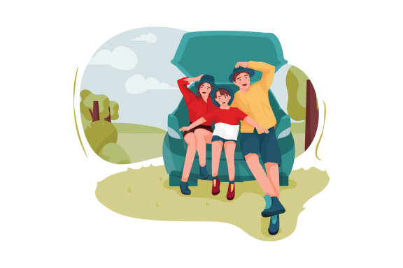M149_Family Travel Illustrations