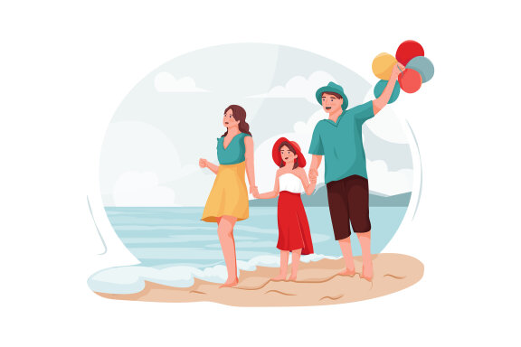 M149_Family Travel Illustrations