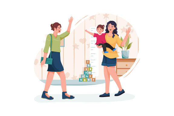 M147_Babysitter Service Illustrations