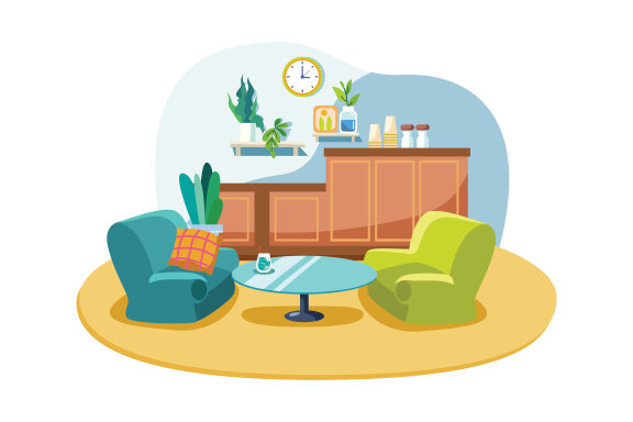 M144_Coffee Shop Illustrations