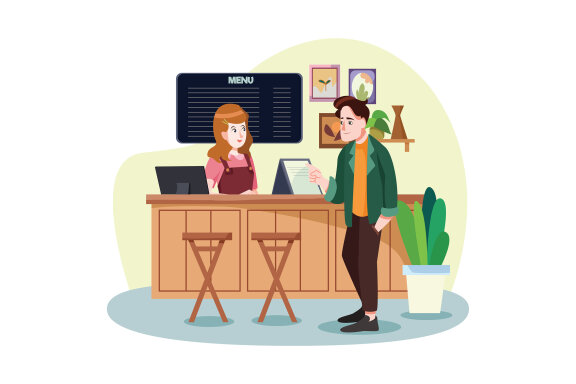 M144_Coffee Shop Illustrations