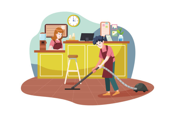 M144_Coffee Shop Illustrations