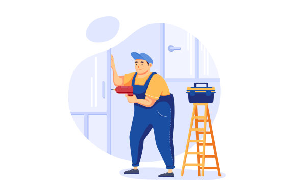 M143_Handyman Service Illustrations