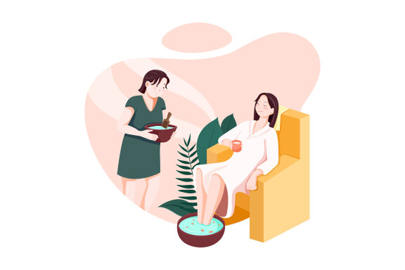 M141_Massage Service Illustrations