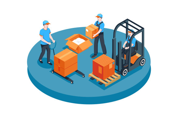 M134_Logistic Service Illustrations