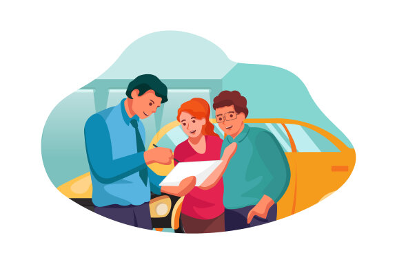M133_Car Dealership Illustrations