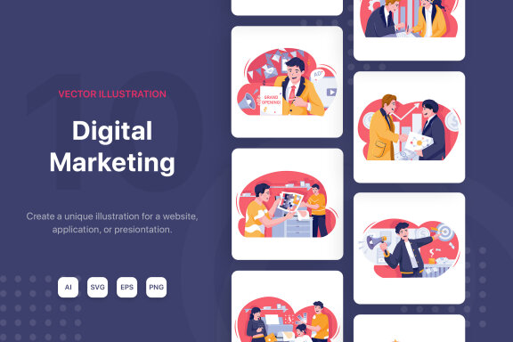 M125_Digital Marketing Illustrations