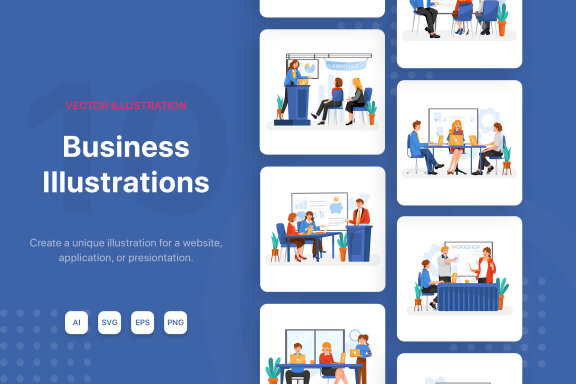 M121_Business Training Illustrations