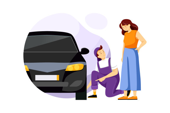 M115_Car Repair Illustrations