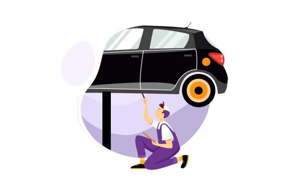 M115_Car Repair Illustrations