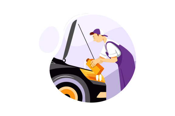 M115_Car Repair Illustrations