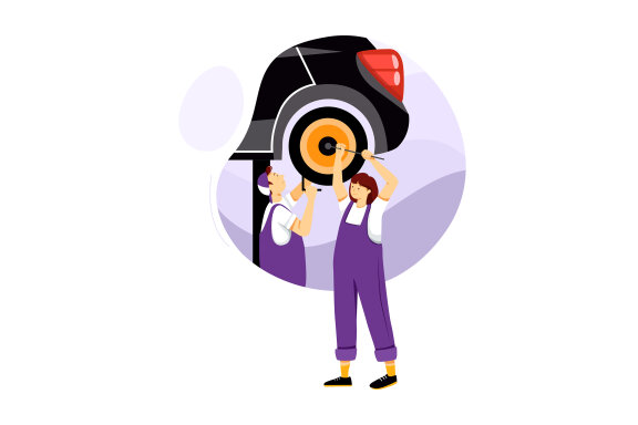 M115_Car Repair Illustrations
