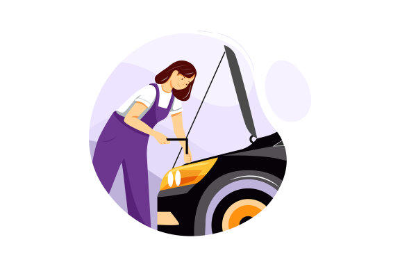 M115_Car Repair Illustrations