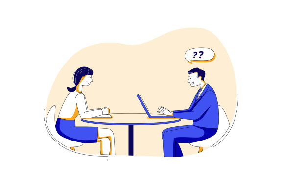 M110_Job Interview Illustrations
