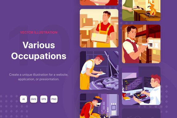 M106_Professions Illustrations