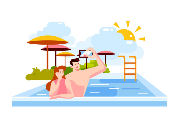 M101_Outdoor Party Illustrations