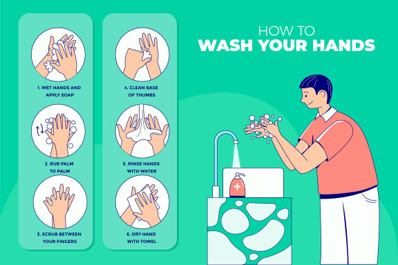 M97_Wash your hands Illustrations