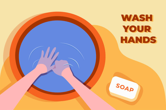 M97_Wash your hands Illustrations