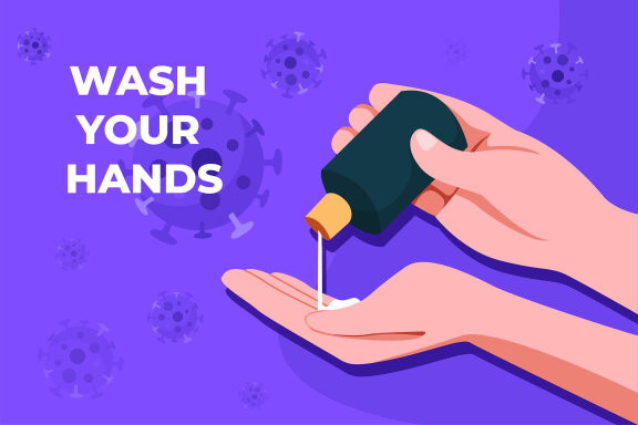M97_Wash your hands Illustrations