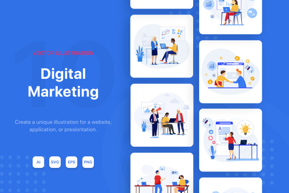 M86_Digital Marketing Illustrations