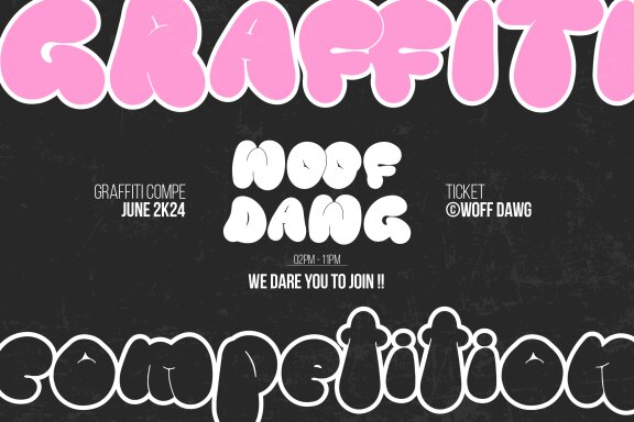Woof Dawg | Bubble Graffiti