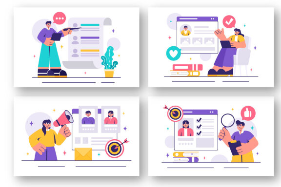 15 Recruitment Agency Illustration