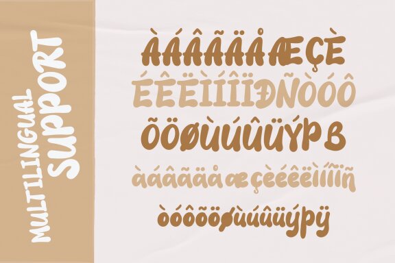 Amolla Raspers | Bubble Type Handwritting
