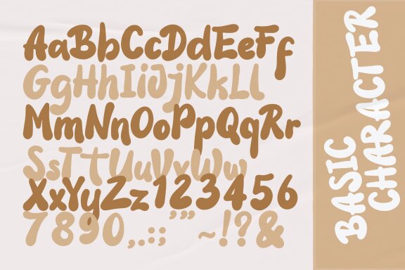 Amolla Raspers | Bubble Type Handwritting