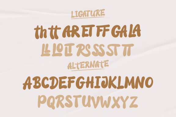 Amolla Raspers | Bubble Type Handwritting