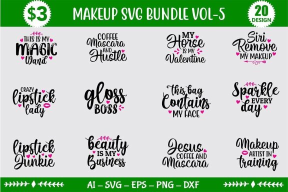 Makeup SVG Bundle