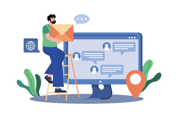 M738_Email Service Illustration Pack 2