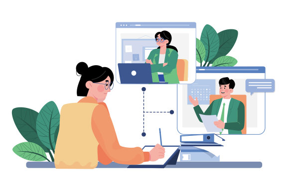 M736_ Social Network Illustration Pack