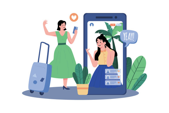 M736_ Social Network Illustration Pack
