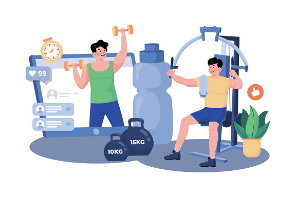 M736_ Social Network Illustration Pack