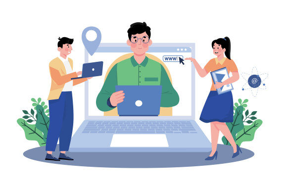 M736_ Social Network Illustration Pack