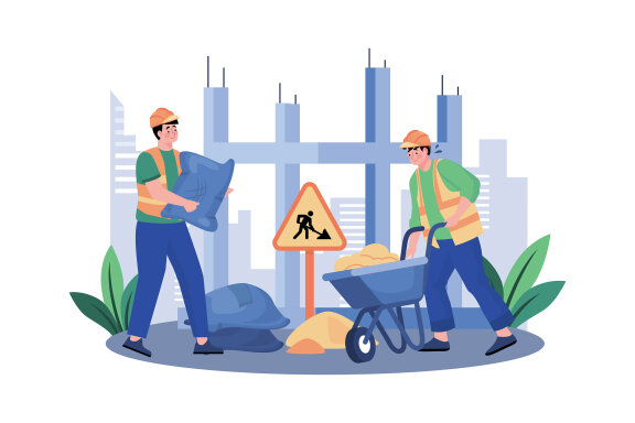 M735_Construction Services Illustration Pack 1