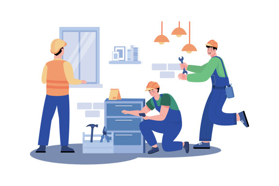 M735_Construction Services Illustration Pack 1