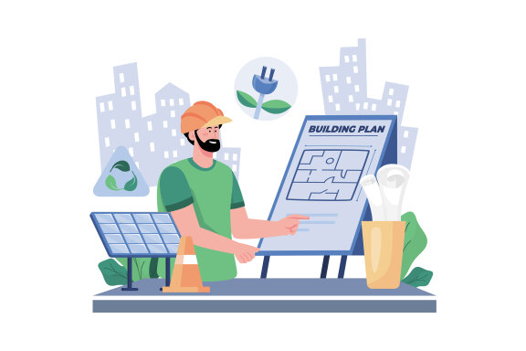 M735_Construction Services Illustration Pack 2