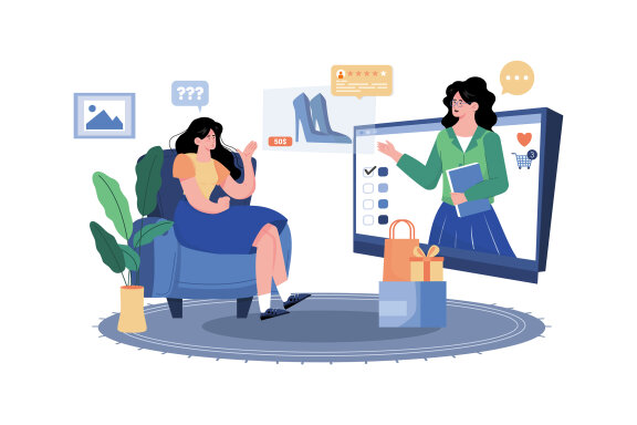 M733_Customer Support Illustration Pack 1