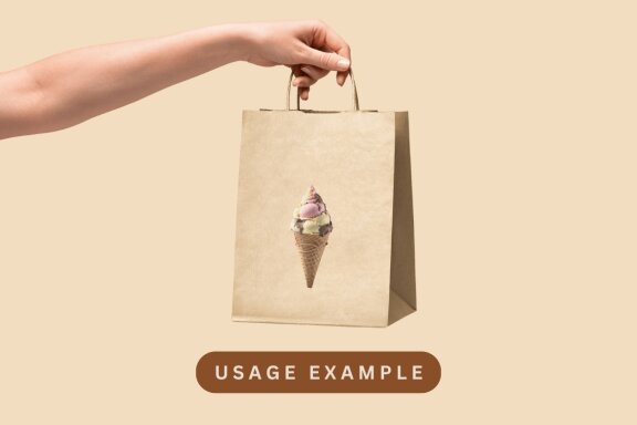 ice cream in a cone transparent background