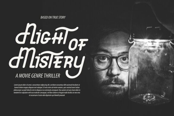 Kanita Aquieloz | Monoline Script Typeface